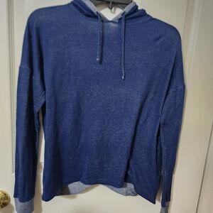 1804 Coin Blue Hooded Sweatshirt Size Small